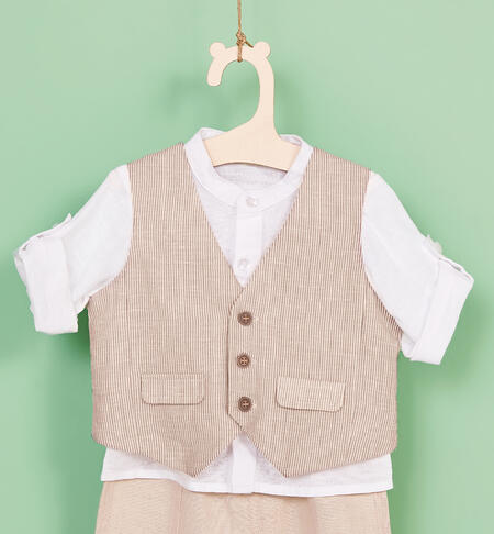 Gilet per neonati BEIGE