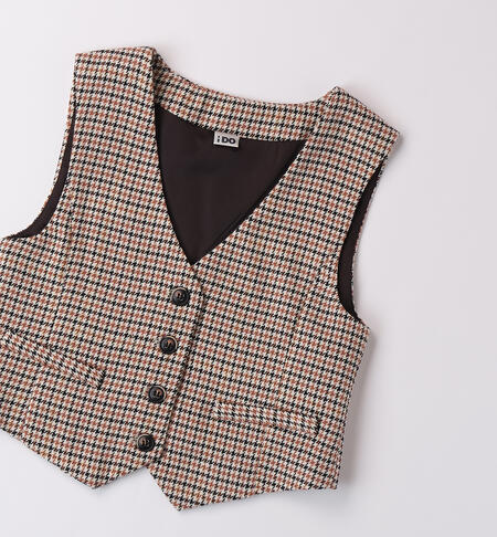 Vest for girl MARRONE-1217