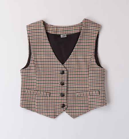 Vest for girl MARRONE-1217