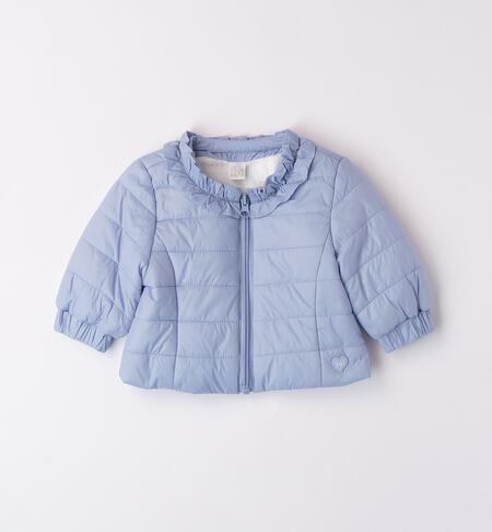 Giubbotto bimba neonata AZZURRO