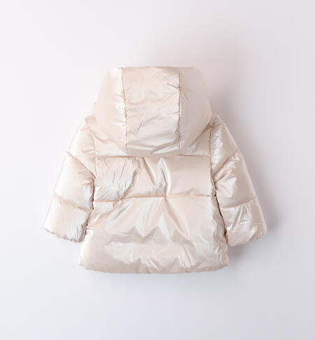 Padded Baby Girl Jacket CRYSTAL GRAY-2911