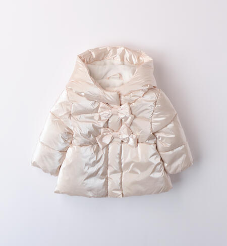 Padded Baby Girl Jacket CRYSTAL GRAY-2911