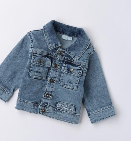 Newborn Denim Jacket MARBLE STONE-7100