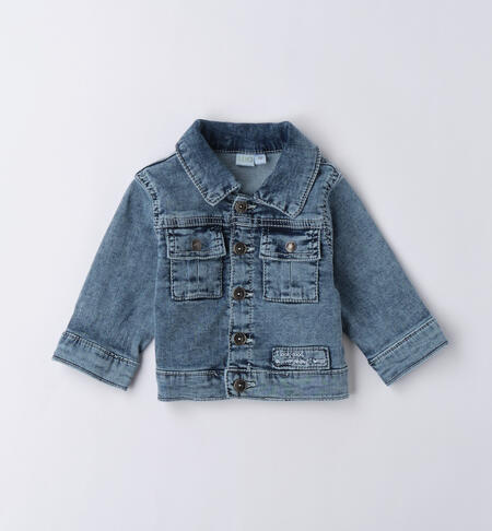 Newborn Denim Jacket MARBLE STONE-7100