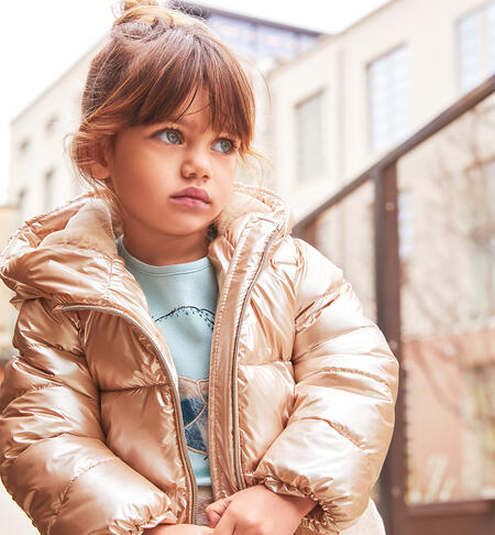 Long jacket little girl BEIGE