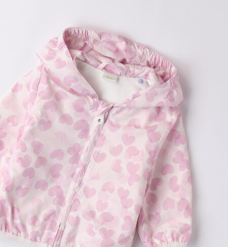 Newborn Baby Girl Jacket ECRU-ROSA-6BGA