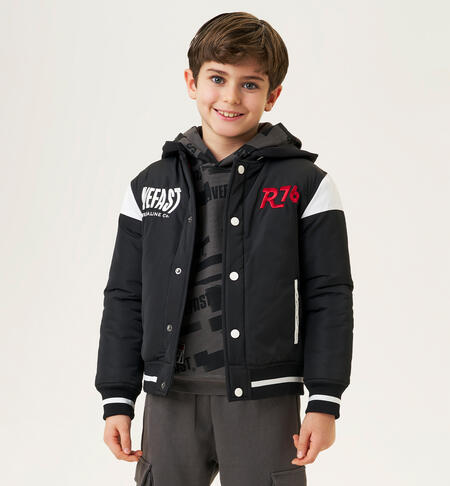 Black jacket for boy BLACK