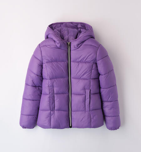 Girl's jacket with hood VIOLET-3341