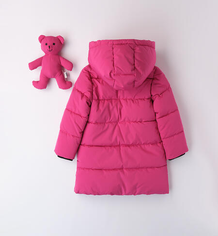 Girl's jacket with bear VERY BERRY-2447