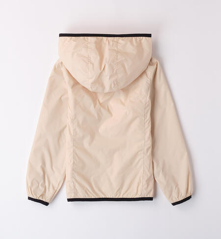 Windproof jacket for girls BEIGE-1033