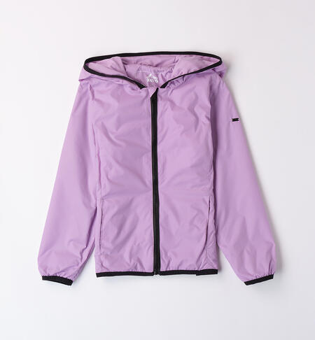 Windproof jacket for girls LILAC-3325