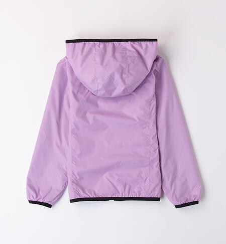 Windproof jacket for girls LILAC-3325