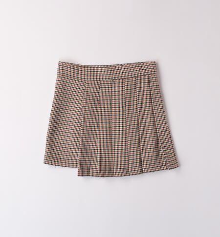 Pleated skirt girl MARRONE-1217