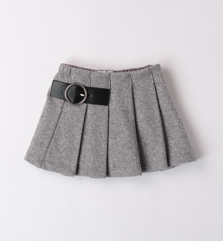 Elegant little girl skirt GREY