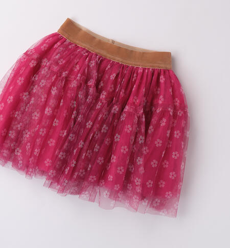 Girl tulle skirt FUCSIA-PANNA-6AZL