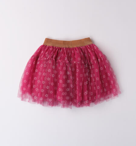 Girl tulle skirt FUCSIA-PANNA-6AZL