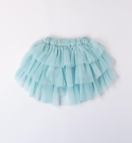 Gonna in tulle bambina DARK MINT-4143