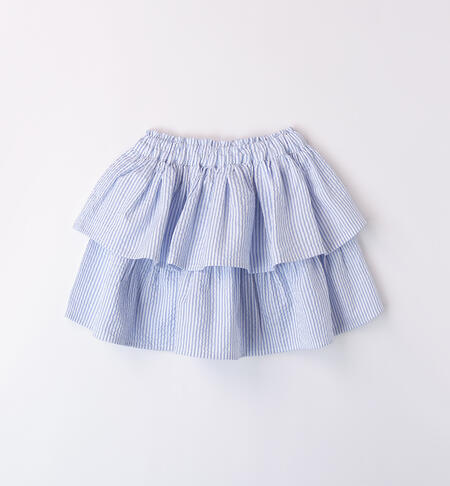 Blue skirt for girls AZZURRO-3664