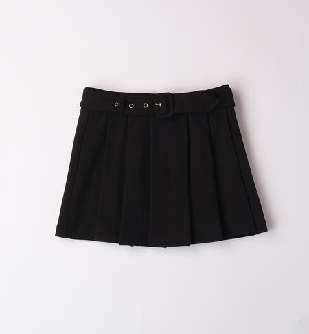 Pleated skirt girl NERO-0658