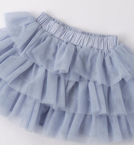 KNITTED SKIRT  AZZURRO-3811