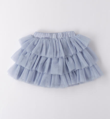 KNITTED SKIRT  AZZURRO-3811