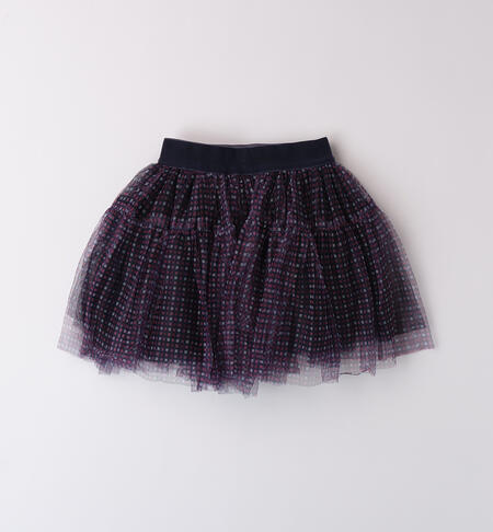 Gonna tulle bambina MAGENTA-NAVY-6AZH