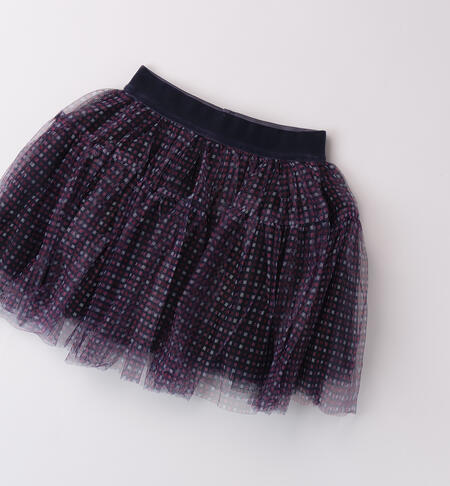 Girl tulle skirt MAGENTA-NAVY-6AZH