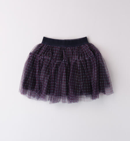 Gonna tulle bambina MAGENTA-NAVY-6AZH