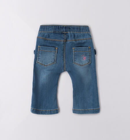 Newborn Baby Girl Jeans STONE WASHED CHIARO-7400