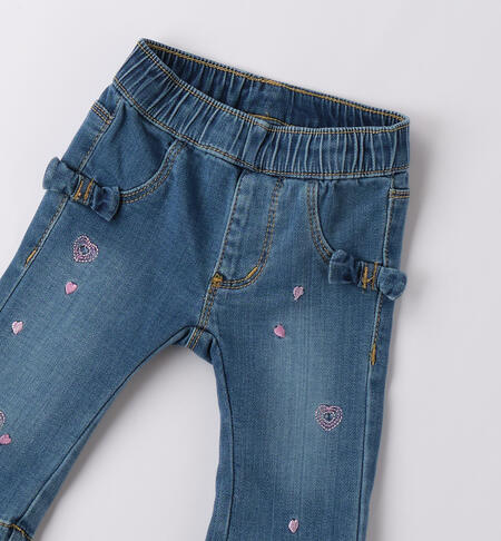 Newborn Baby Girl Jeans STONE WASHED CHIARO-7400