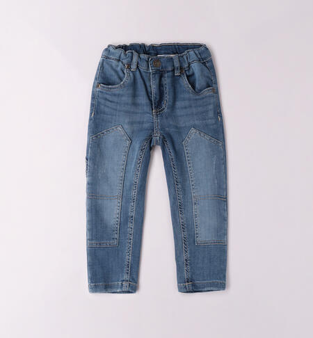 LONG DENIM TROUSERS BLUE