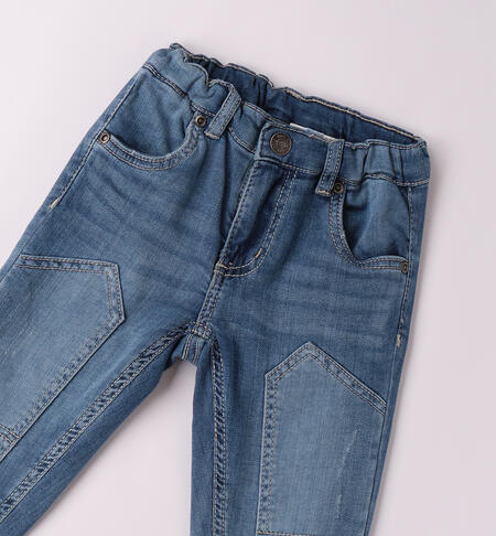 Jeans da bambino STONE WASHED CHIARO-7400