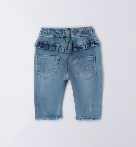 Newborn Baby Girl Jeans LAVATO CHIARISSIMO-7300