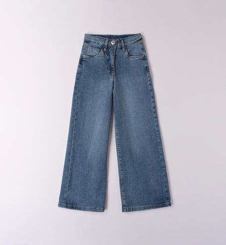 LONG DENIM TROUSERS  STONE WASHED CHIARO-7400