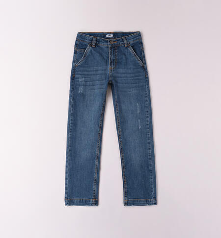 LONG DENIM TROUSERS BLUE