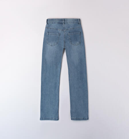 Jeans ragazza con toppe STONE BLEACH-7350