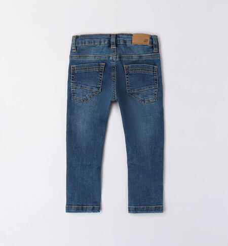 Boys' skinny jeans STONE WASHED CHIARO-7400