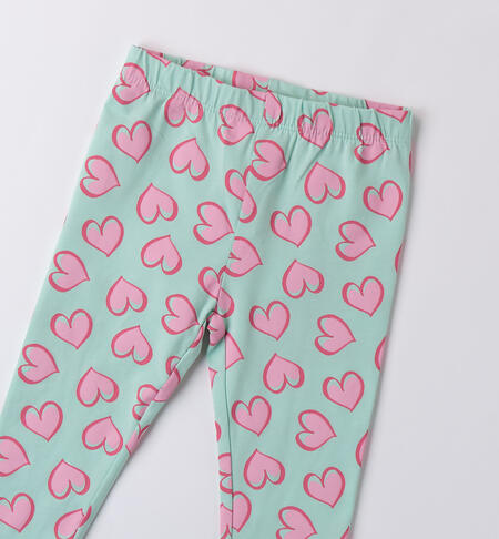 Leggings per bambina ACQUAMARINA-ROSA-6BQA