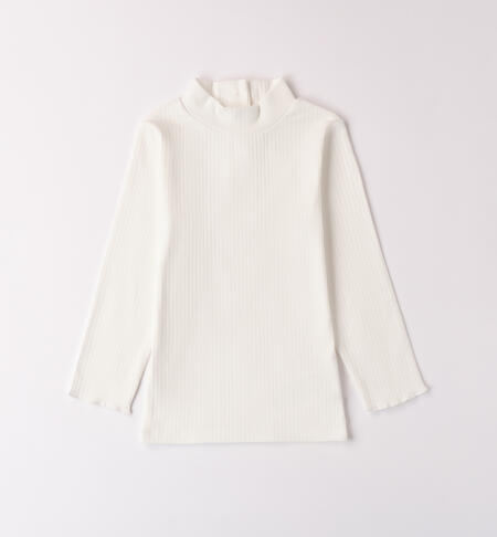 Girl's ribbed turtleneck PANNA-0112