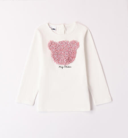 Girl t-shirt with teddy bear PANNA-0112