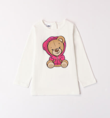 Girl's t-shirt with bear PANNA-0112