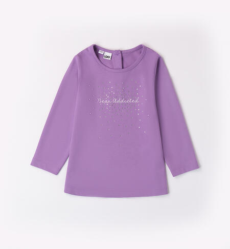 Girl T-shirt with writing VIOLET-3333