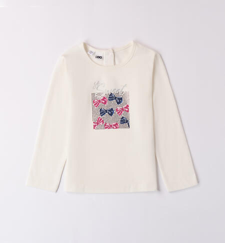 Girl's crew neck t-shirt PANNA-0112