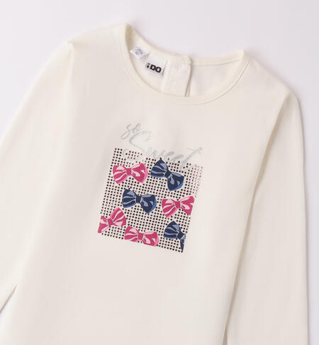 Girl's crew neck t-shirt PANNA-0112