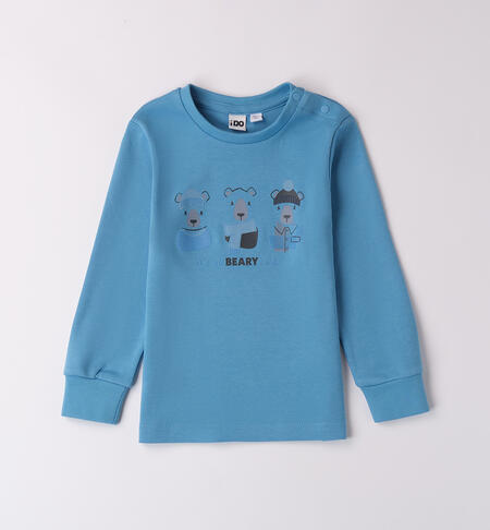 Baby boy t-shirt with bears AZZURRO-3712