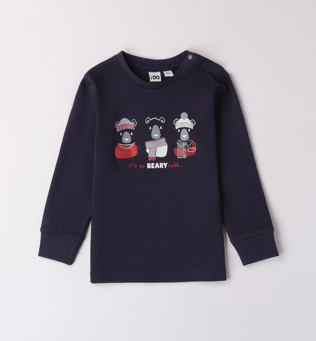 Baby boy t-shirt with bears NAVY-3885