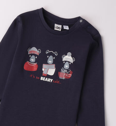 Baby boy t-shirt with bears NAVY-3885