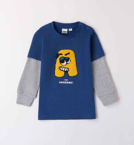 Baby boy double sleeve t-shirt BLU-3646