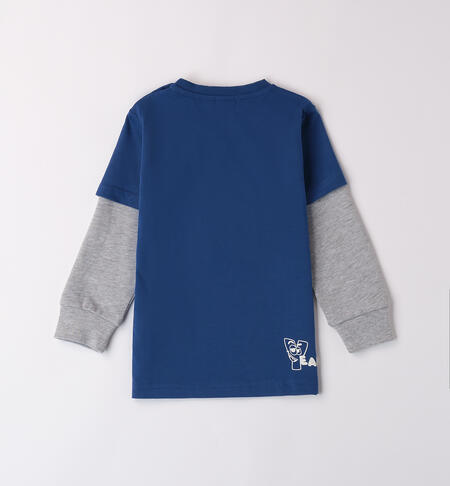 Baby boy double sleeve t-shirt BLU-3646