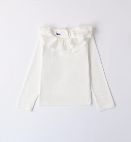 Girl's collared shirt CREAM